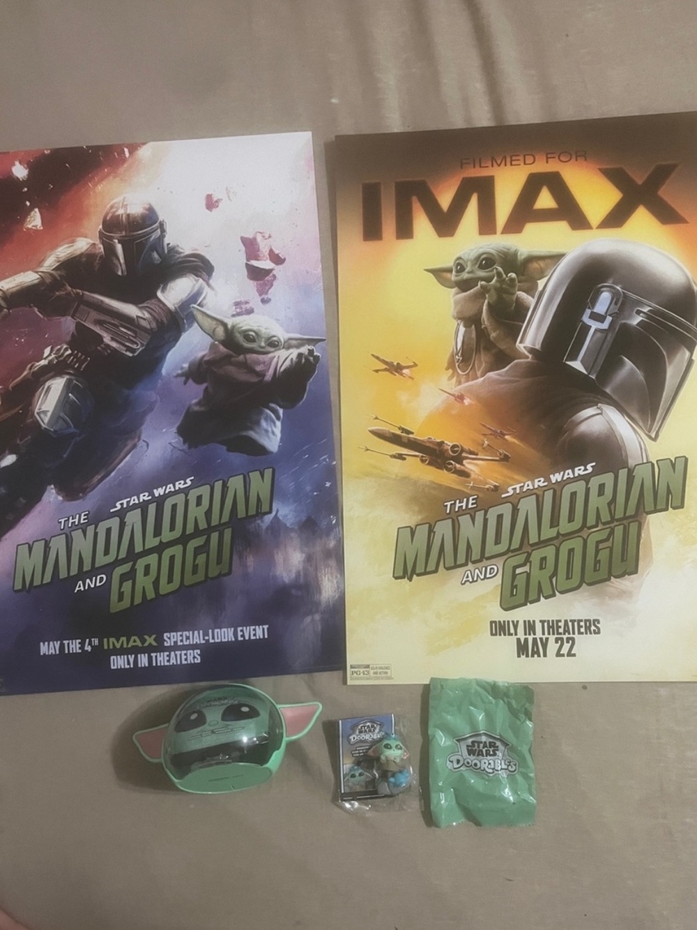 Mandalorian and Grogu BUNDLE Movie Poster & Doorable 5/4/2026 Lim Exclusive NEW